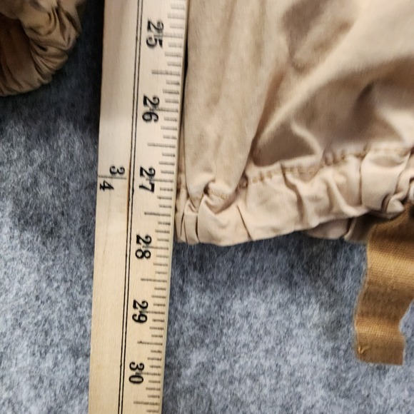 American Eagle Outfitters Cargo Pants Womens 4 Short Stretch Relaxed Fit Khaki - Picture 11 of 12